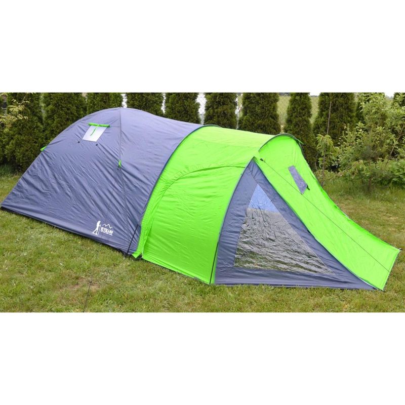 Enero 4-Person Cool Black-Green Camp Tent zöld tents, tourist equipment