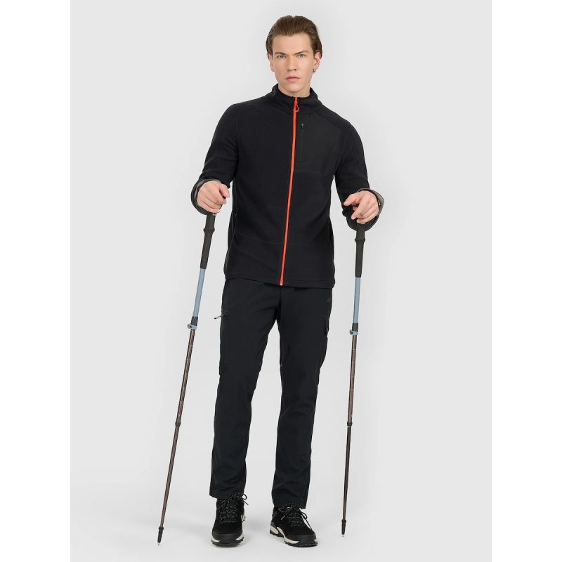 Polartec regular men's fleece with stand-up collar 4F
