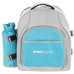 Enero Thermal Picnic Backpack Blue And Grey 25l Camp szürke backpacks, tourist equipment