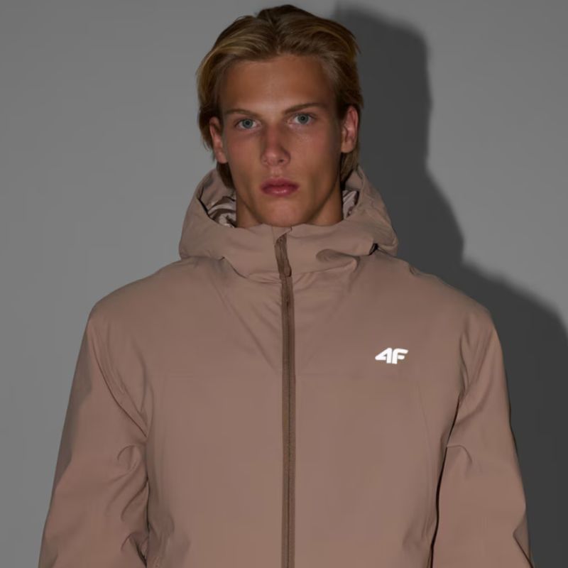 4f Men's ski jacket M0787 beige 4FWAW25TTJAM0787 83S General