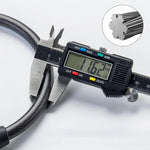 Rockbros 87639-4 bicycle lock with code and steel cable - black