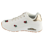 Skechers Uno – Champagne and Roses White fehér utcai cipő 177862-WRD