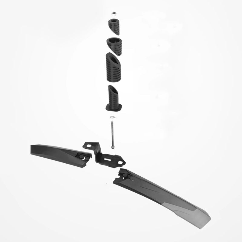 Rockbros DNB-890 Bicycle Fender Set - Black fekete sets