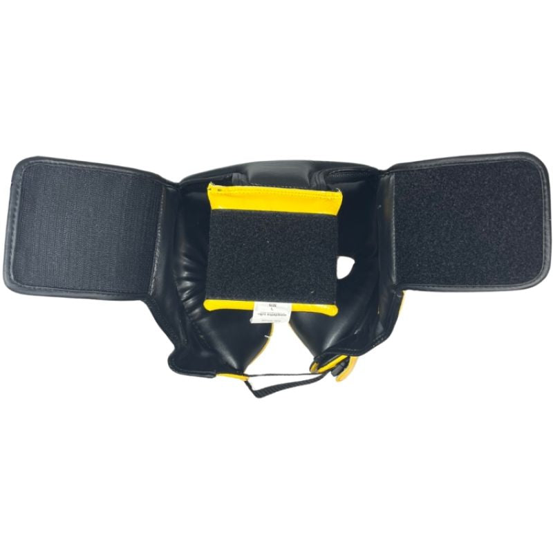 MASTERS FIGHT EQUIPMENT KSS-4B-WIN leather boxing helmet védőfelszerelés 02505-M