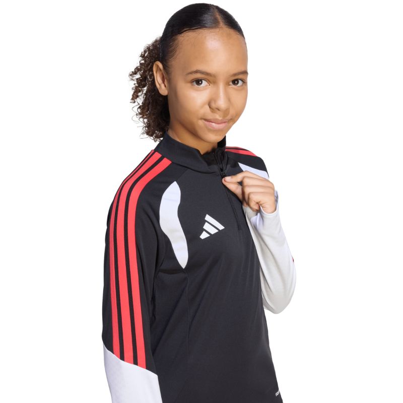 adidas Tiro 26 Competition Training Top Kids Sweatshirt Black, White, and KC3783 piros clothing