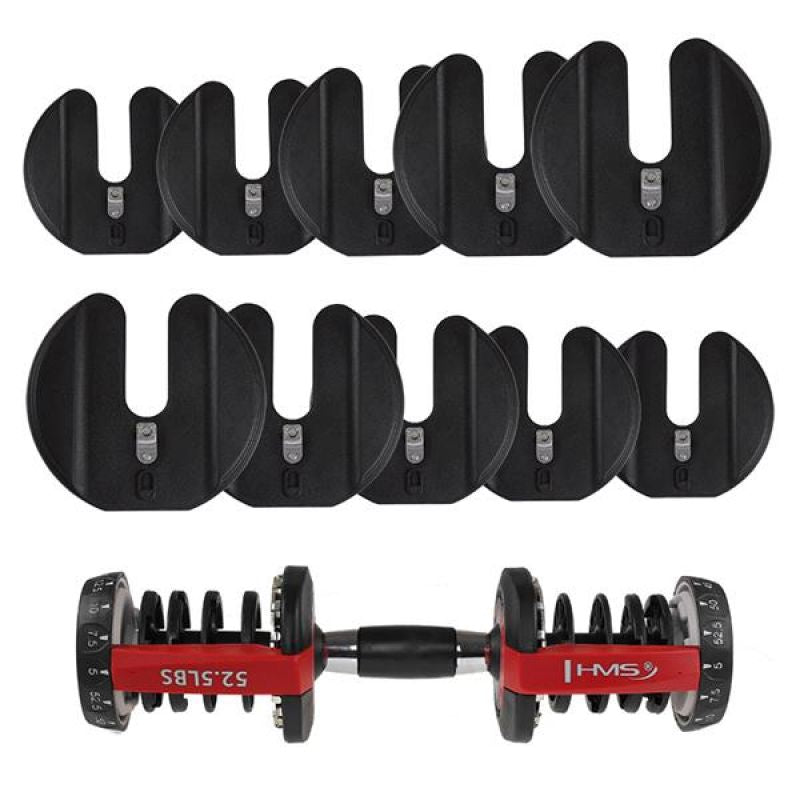 HMS 52 LBS SR52 Adjustable Barbell fekete póló 17-59-150