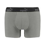 Puma men's boxer briefs 3-Pack black gray comfortable cotton szürke alsónemű