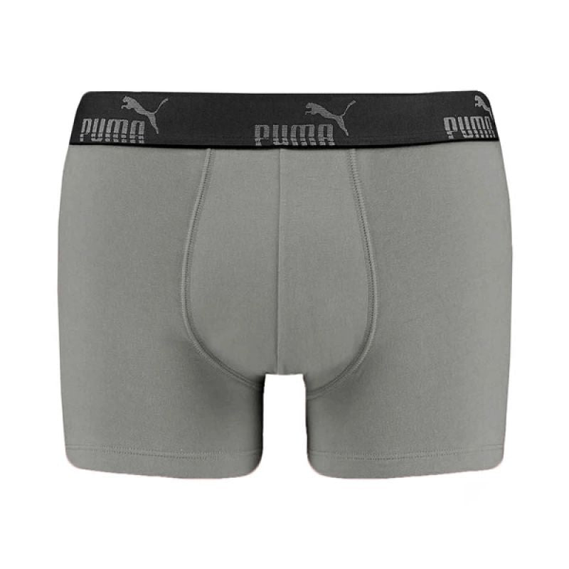 Puma men's boxer briefs 3-Pack black gray comfortable cotton szürke alsónemű
