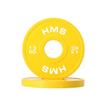 HMS Bumper Olympic Plate Set 2x (0.5kg, 1kg, 1.5kg, 2kg, 2.5kg) CBRS Set póló 17-61-097