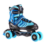 NH18192A 4in1 BLACK-BLUE SIZE L(39-43) ROLLER SKATES WITH HOCKEY SLEEVE NILS EXTREME kék görkorcsolya