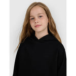 Girls' sweatshirt with hood, open, 4F 4FJWMM00TSWSF1862-20S kapucnis pulóver