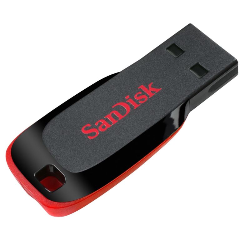 SanDisk Cruzer Blade SDCZ50-128G-B35 Flash Drive (128GB; USB 2.0; Black)