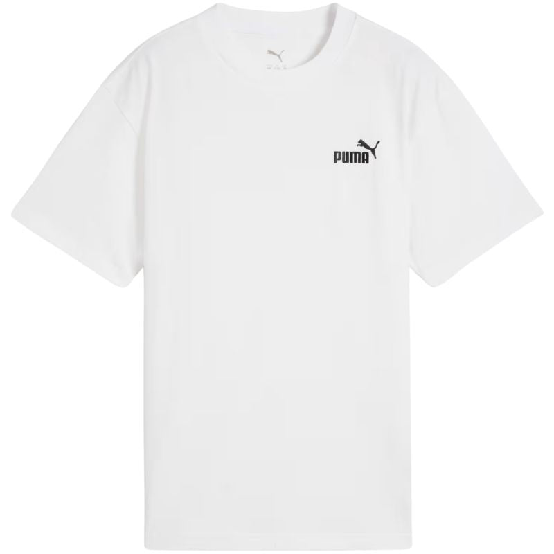 Puma ESS Small No. 1 Logo Relaxed Tee for Kids White 684920