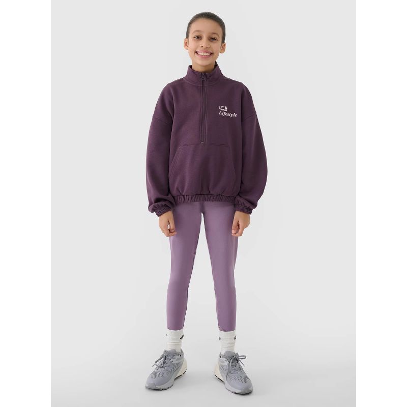 4f Girls' sweatshirt without zipper, without hood 4FJRSS25TSWSF2058-50S General