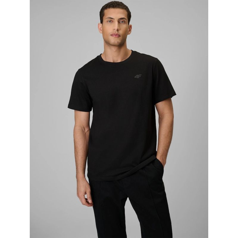 Men's regular plain T-shirt 4F 4FRMM00TTSHM4192-20S póló