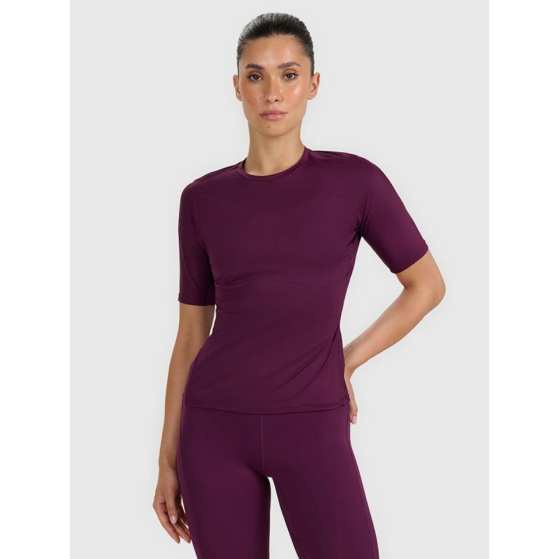 Women's slim quick-drying training T-shirt 4F 4FWAW25TFTSF1518-50S póló