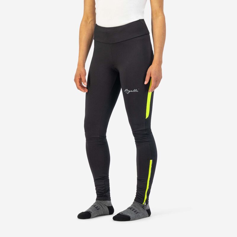 Rogelli women's trousers CORE black-fluorescent 2XL fekete nadrág