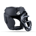 DBX Bushido Boxing helmet with polycarbonate mask - Gladiator helmets, masks, martial arts equipment