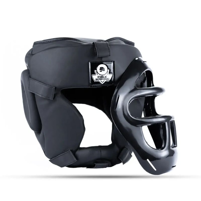 DBX Bushido Boxing helmet with polycarbonate mask - Gladiator helmets, masks, martial arts equipment