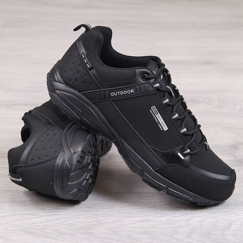 Inny DK waterproof black trekking fekete cipő