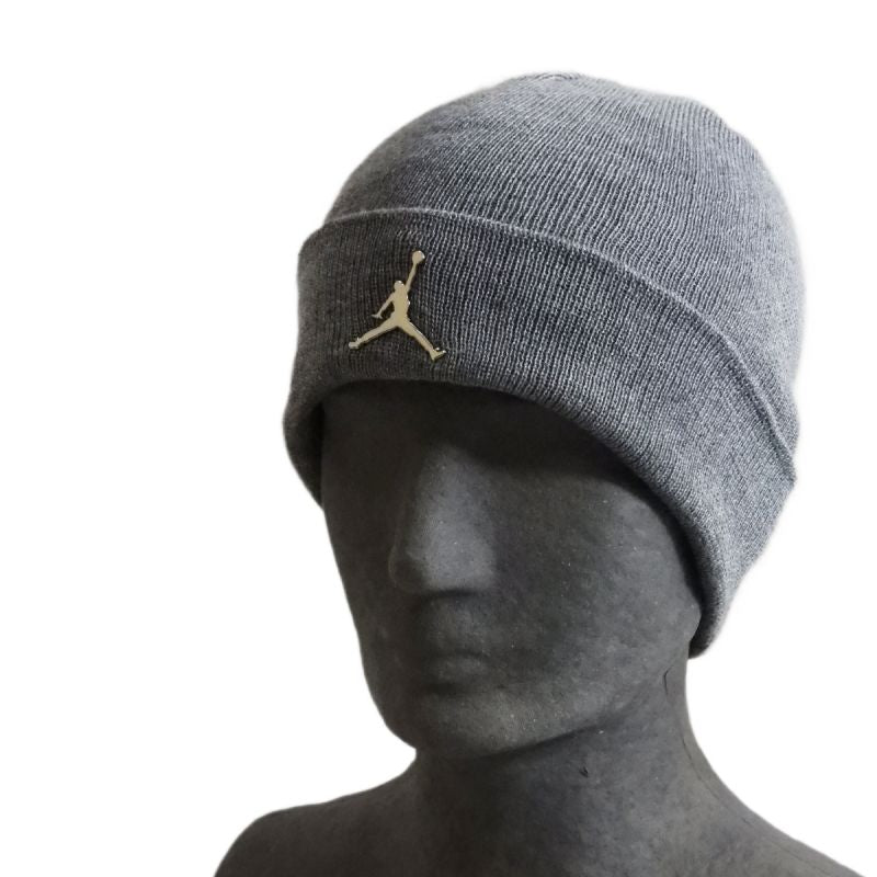 AIR Jordan Cuffed Beanie Carbon Heather Gray - uniwersalny hats