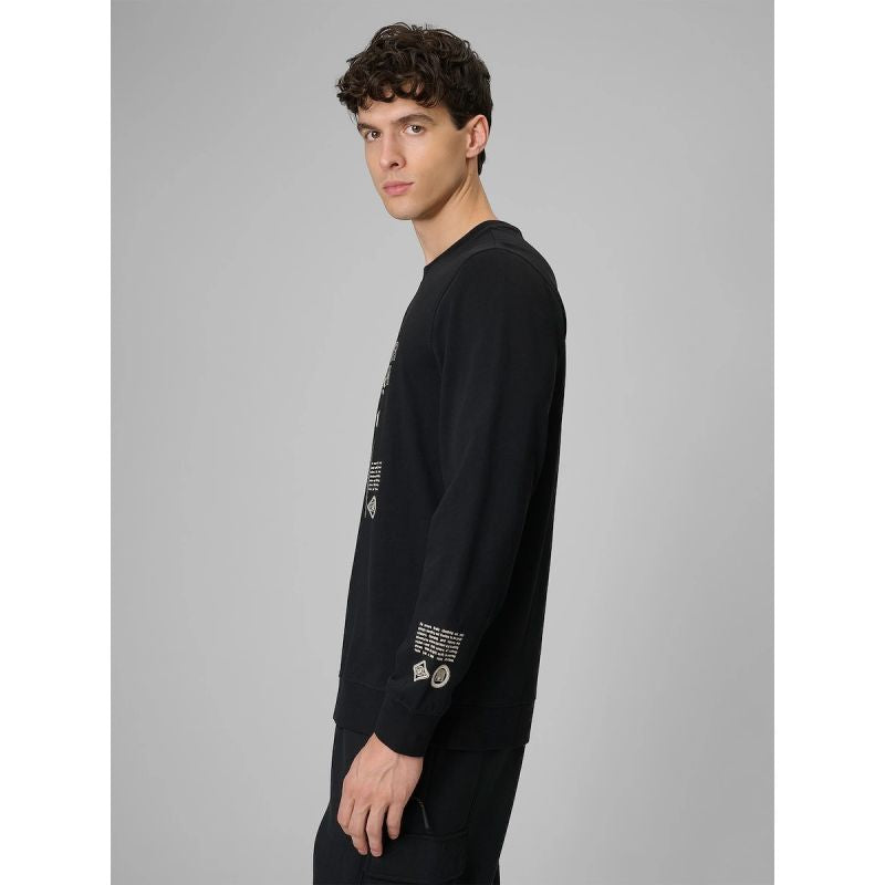Men's longsleeve regular with print 4F