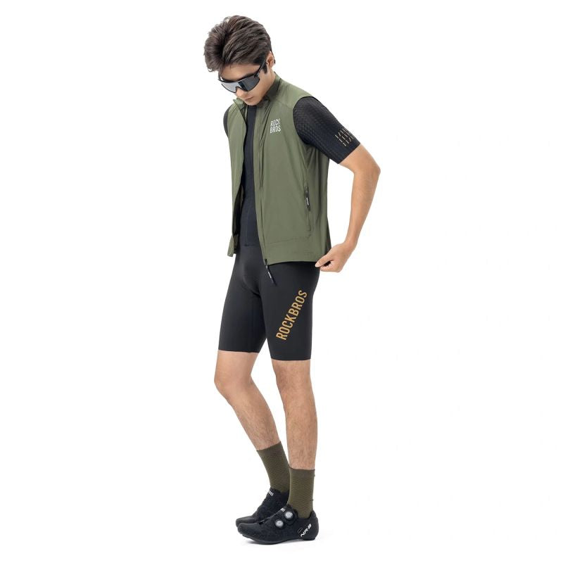 Rockbros Windproof Vest Spring/Autumn Size XS - Green zielony \ xs vests