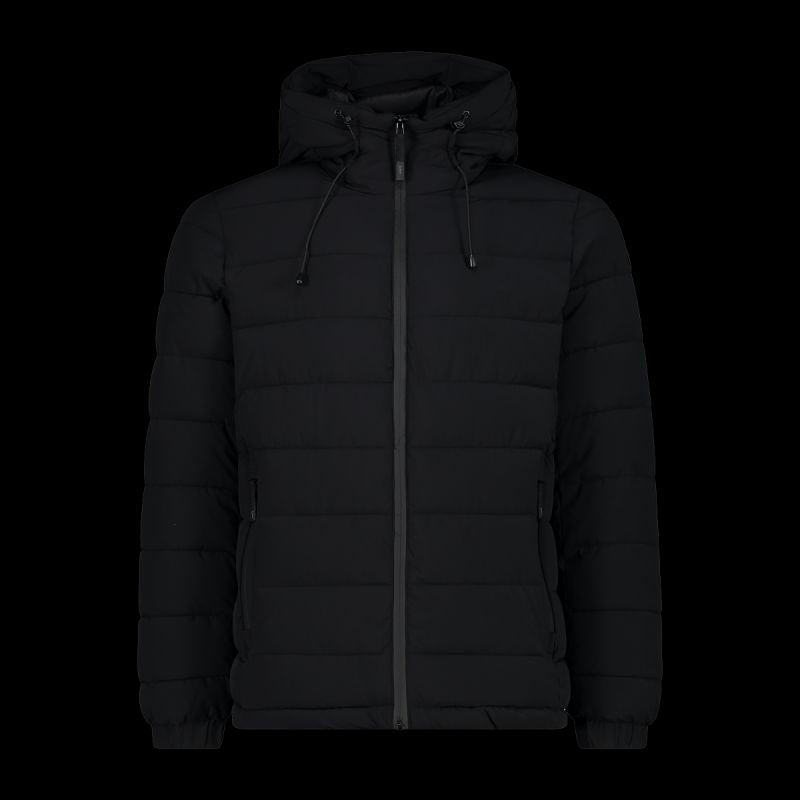 CMP men's winter sports with hood, insulated, black ( ) fekete dzseki