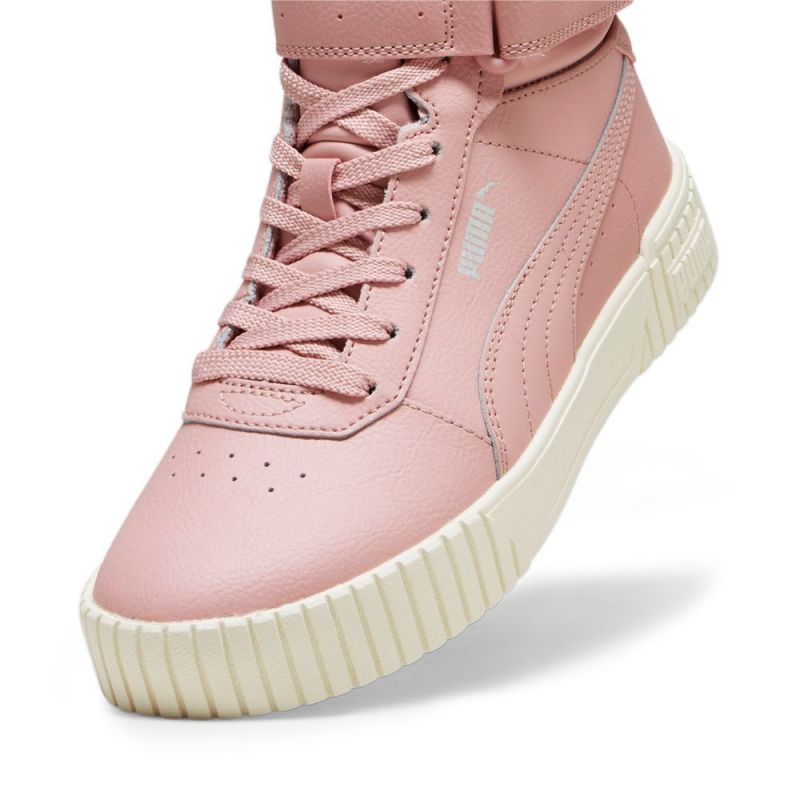 Puma CARINA 2.0 MID WTR women's winter shoes insulated sneakers made of eco-leather pink (385852-04) Cipő