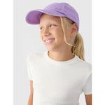 Girls' plain T-shirt 4F 4FJRSS24TTSHF2053-11S póló