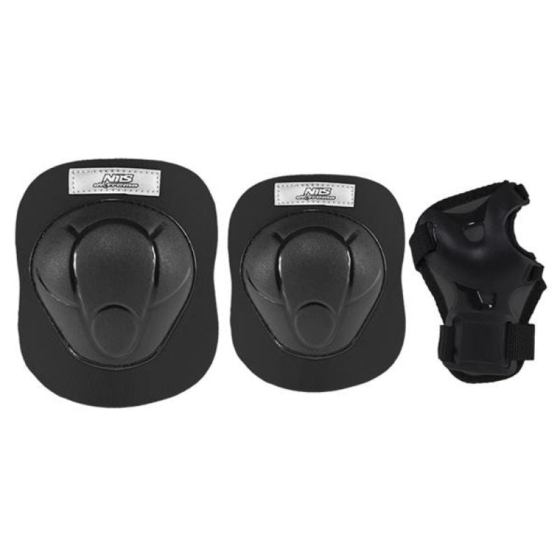 Nils Extreme Protectors Set Black H210 Size fekete protectors and knee pads, sets