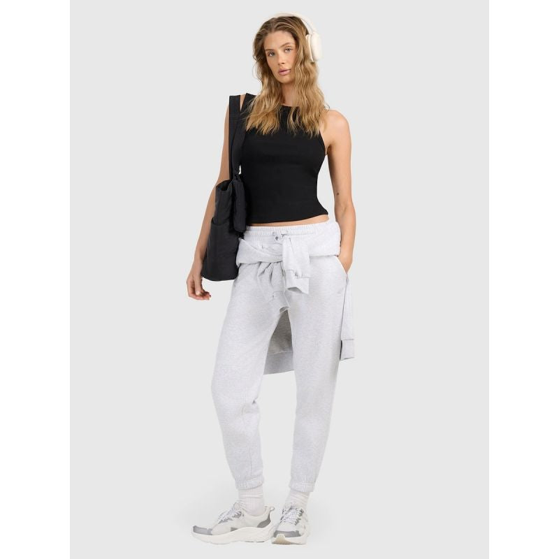 Women's slim ribbed knit top 4F