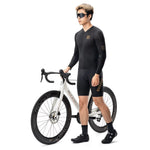 Rockbros Diamond Long Sleeve Cycling Jersey Size L - Black czarny \ l póló