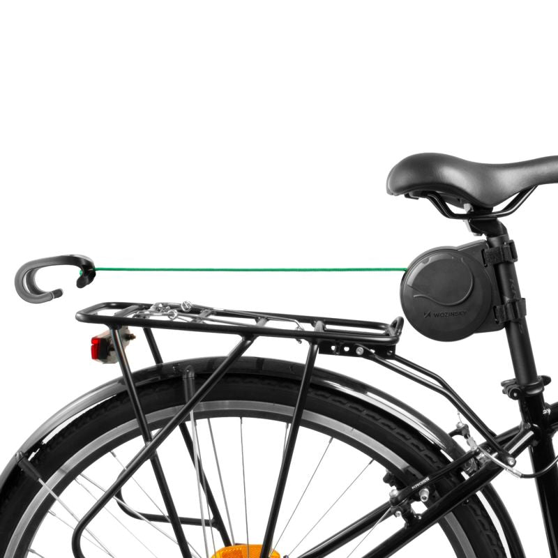 Wozinsky WLH-K2 tow rope for children's bike 2.6 m self-retracting - black fekete elektronika 304004-210633