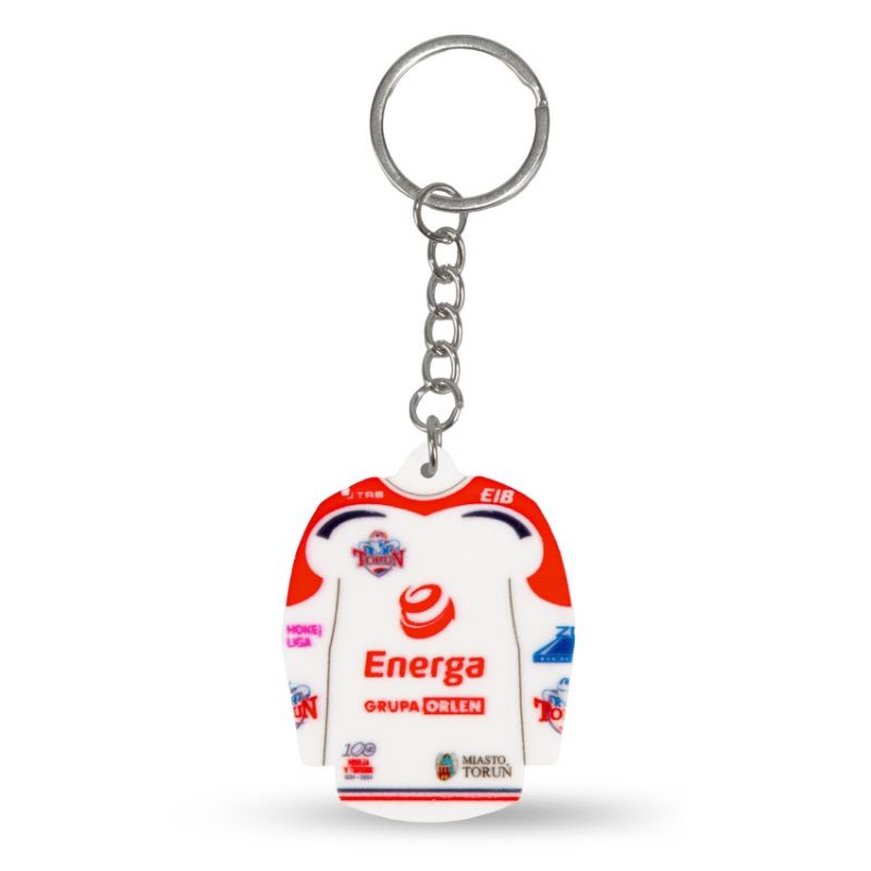 Inny KH Toruń hockey jersey keychain (Home) SREBBREKH-KHT Póló