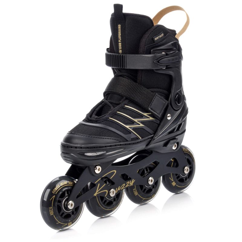 Meteor M 34-38 Buzzy Roller Skates Black/Gold