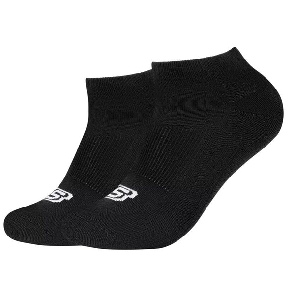Skechers 2PPK Basic Cushioned Sneaker Socks SK43024-9999 Black 39-42 General