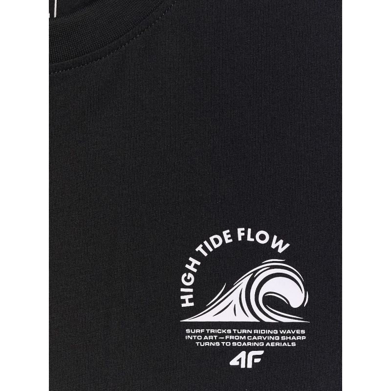 4F Men's relaxed sleeveless T-shirt with print póló