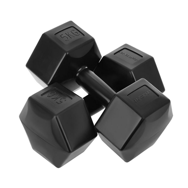 Inny EB FIT composite dumbbell set 2x5kg fekete edzőfelszerelés 1027050