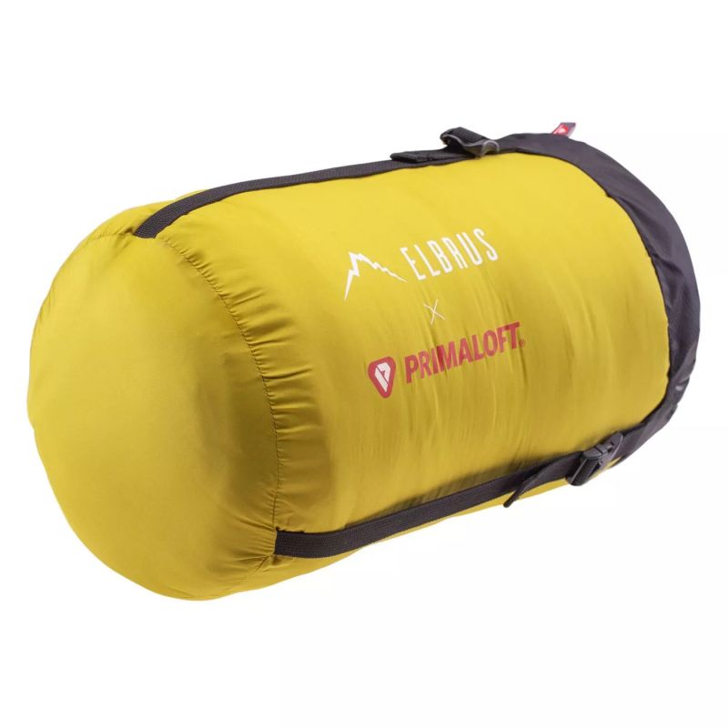 Elbrus Karakol Primaloft sleeping bag sárga tourist equipment, sleeping bags