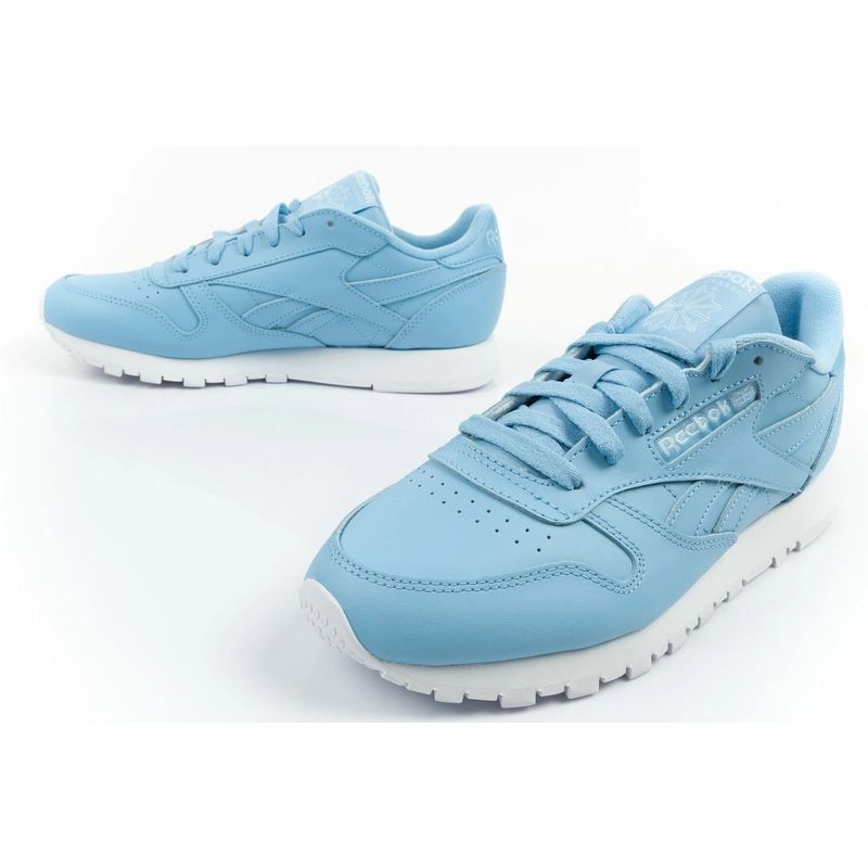 Reebok women's sports shoes Classic sneakers fashionable leather kék zokni