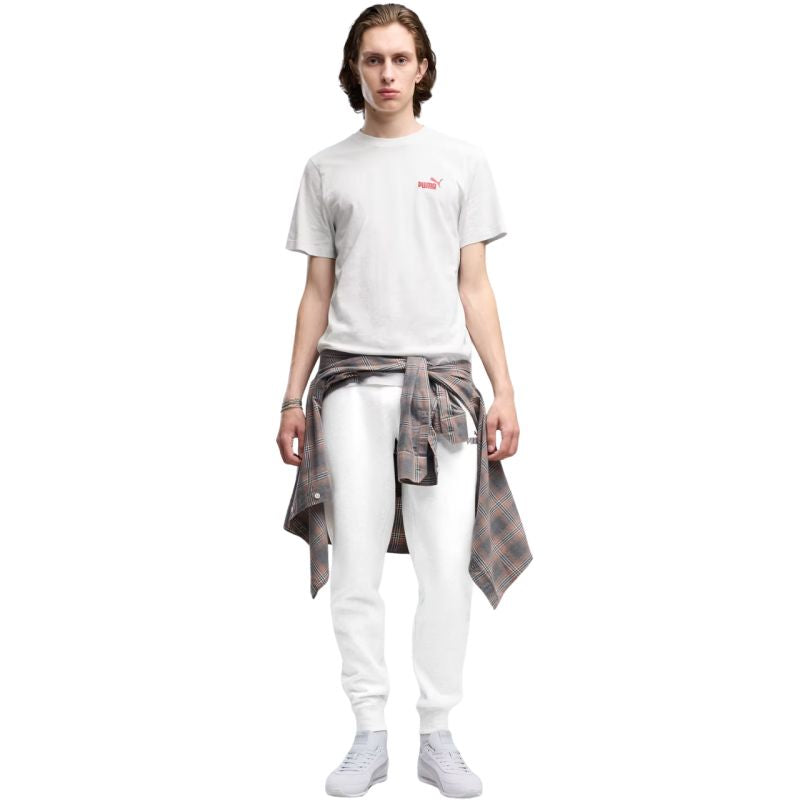 Puma Men's ESS Small No. 1 Logo Tee(s) Light 682535 szürke kapucnis pulóver 68253505