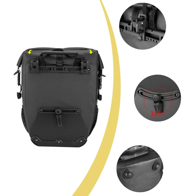 Rockbros AS-001 Waterproof Trunk 27L - Black fekete táska
