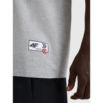 Men's oversize printed T-shirt 4F 4FRAW25TTSHM3257-27M