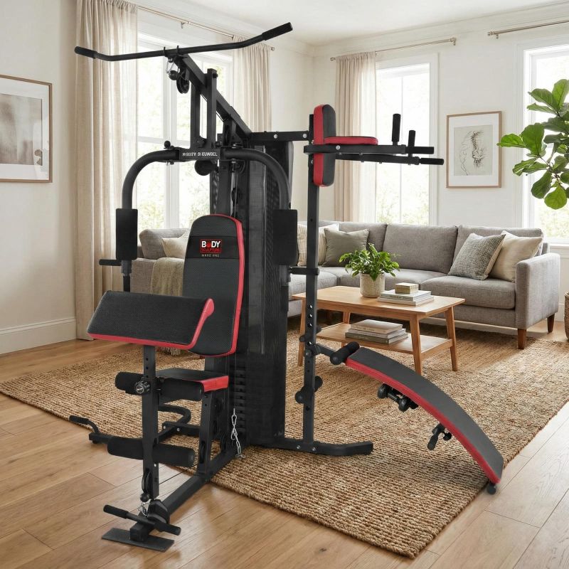 Body Sculpture Multigym PRO BMG 4700 bench with weight stack 66kg edzőfelszerelés BMG4700