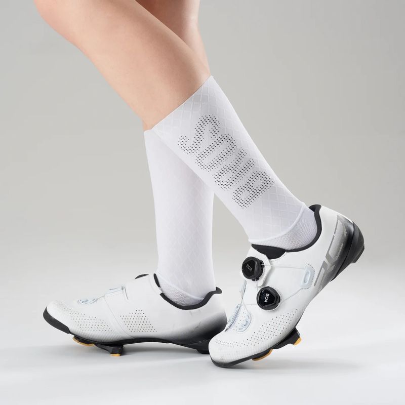 Rockbros cycling socks size 43-46 - white biały \ 43-46 cm ruházat