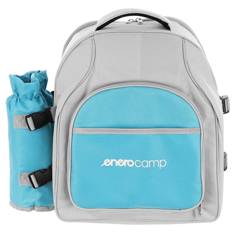 Enero Thermal Picnic Backpack Blue And Grey 25l Camp szürke backpacks, tourist equipment