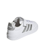 Adidas Grand Court 3.0 Kids' White and ezüst cipő