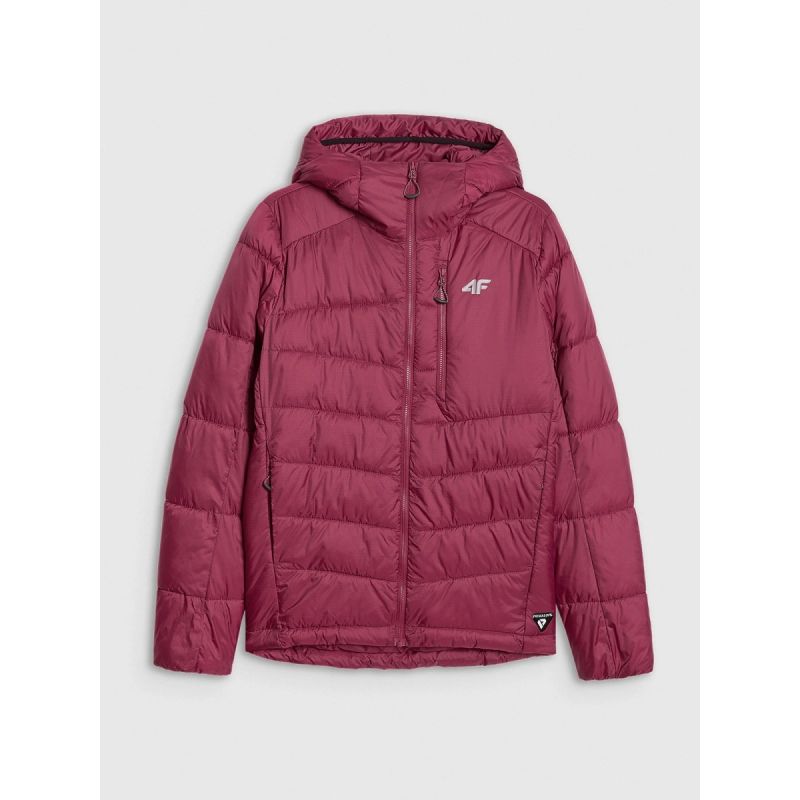 Women's down trekking with Primaloft Silver filling 4F 4FRAW25TDJAF0792-60S szürke kabát