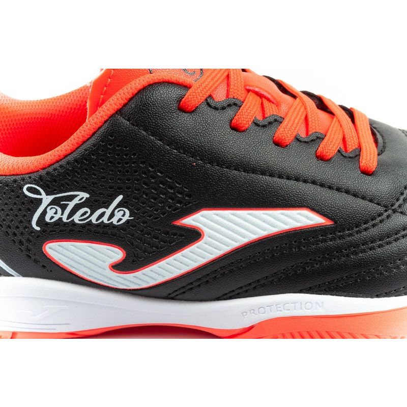 Joma Toledo JR 2601 indoor football boots for kids, fekete focicipő